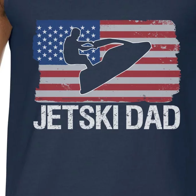 Jet Ski Dad American Usa Flag Jetski Funny Gift Comfort Colors® Tank Top