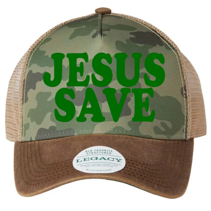 Jesus Saves Design Legacy Tie Dye Trucker Hat