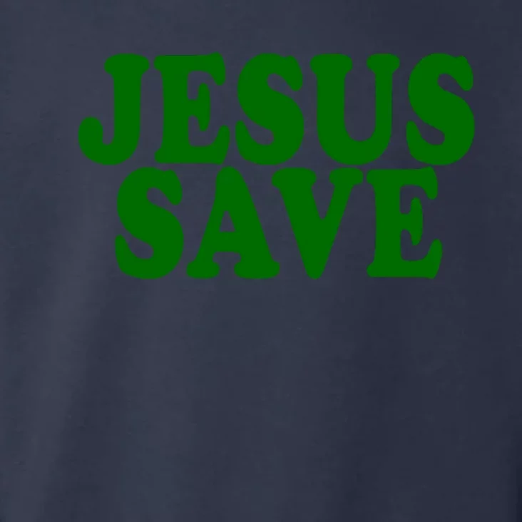 Jesus Saves Design Toddler Hoodie