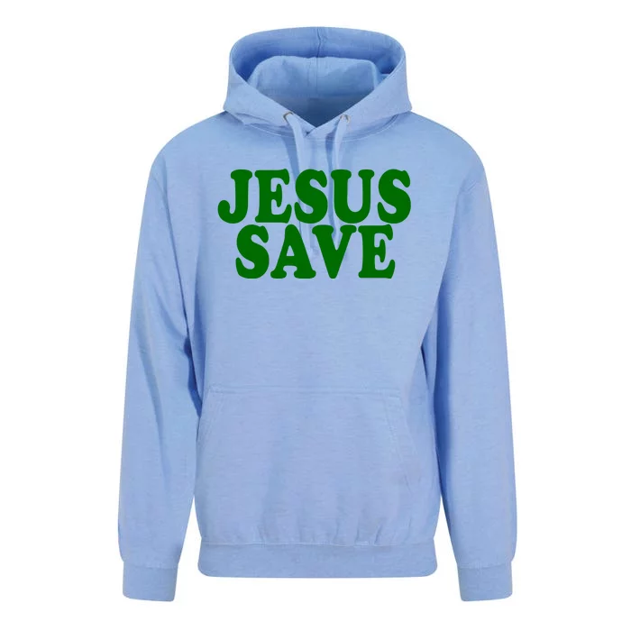 Jesus Saves Design Unisex Surf Hoodie