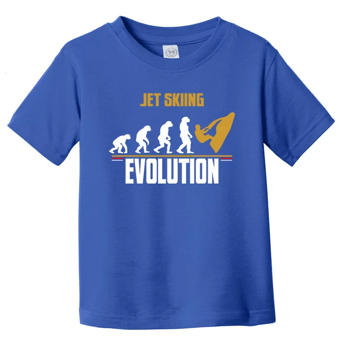 Jet Skiing Evolution Gift Toddler T-Shirt