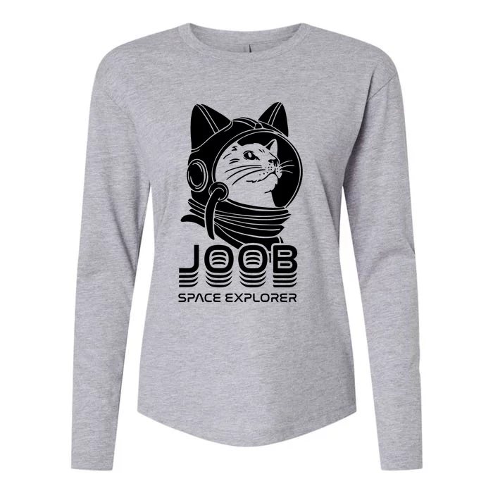 Joob Space Explorer Womens Cotton Relaxed Long Sleeve T-Shirt