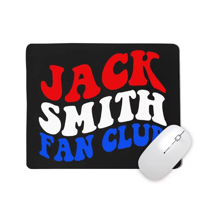 Jack Smith Fan Club Fun Summer Groovy Red Blue Mousepad