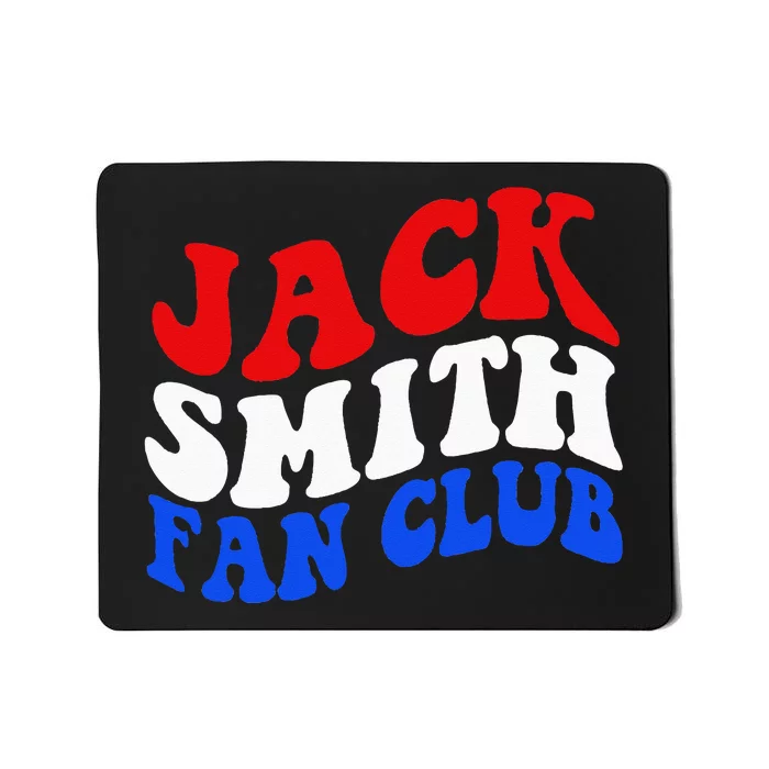 Jack Smith Fan Club Fun Summer Groovy Red Blue Mousepad