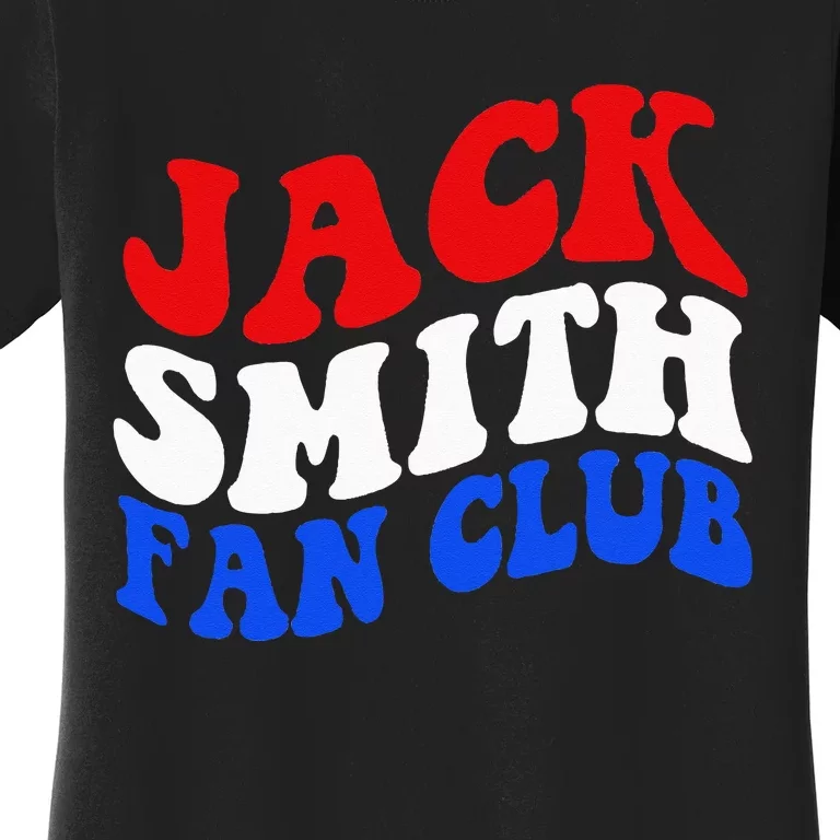 Jack Smith Fan Club Fun Summer Groovy Red Blue Women's T-Shirt