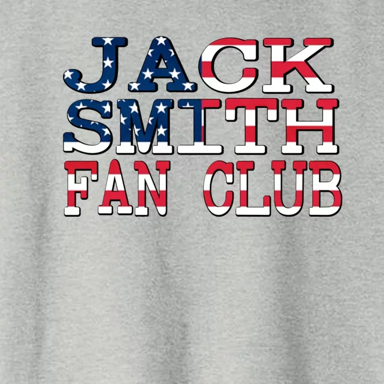 Jack Smith Fan Club Fun Summer Vintage Type USA Red Blue Women's Crop Top Tee