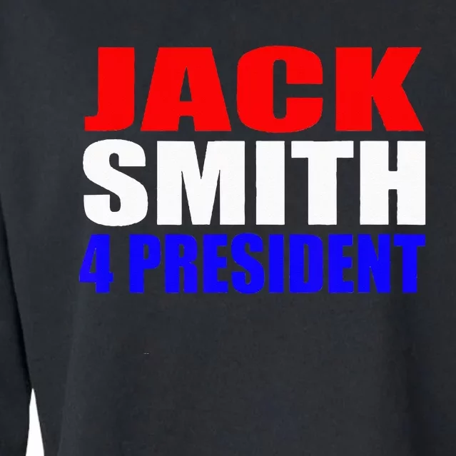 Jack Smith for President Fun Summer Vintage USA Red Blue Cropped Pullover Crew