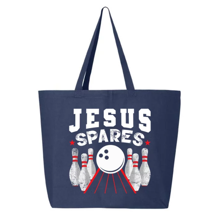 Jesus Spares Funny Christian Bowling 25L Jumbo Tote