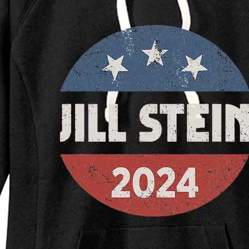 Jill Stein For President 2024 Green Party Usa Flag Women's Fleece Hoodie