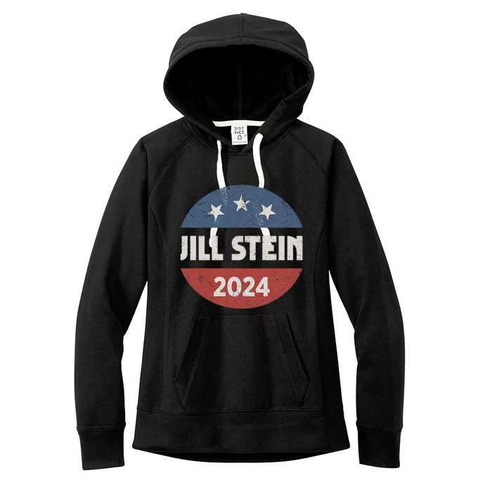 Jill Stein For President 2024 Green Party Usa Flag Women's Fleece Hoodie