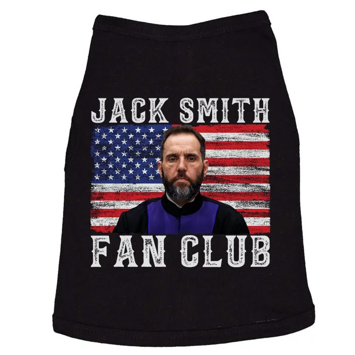 Jack Smith Fan Club American Flag Funny Political Doggie Tank