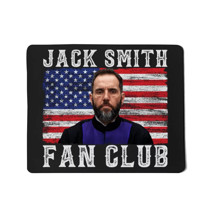 Jack Smith Fan Club American Flag Funny Political Mousepad