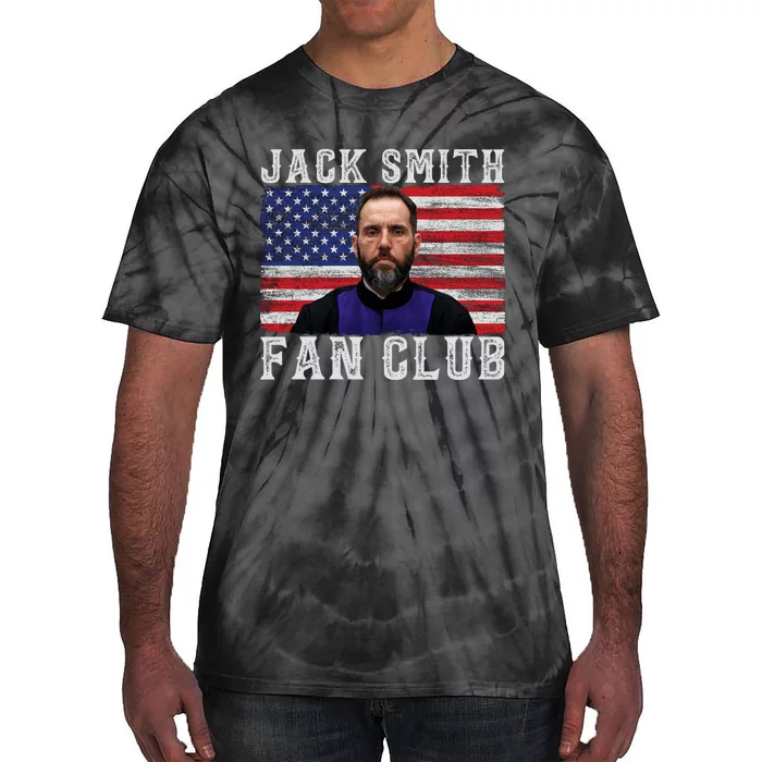 Jack Smith Fan Club American Flag Funny Political Tie-Dye T-Shirt