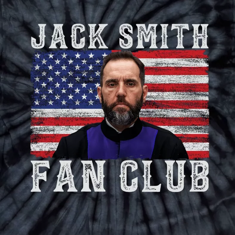 Jack Smith Fan Club American Flag Funny Political Tie-Dye T-Shirt