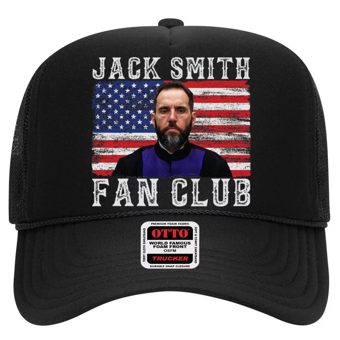 Jack Smith Fan Club American Flag Summer High Crown Mesh Trucker Hat