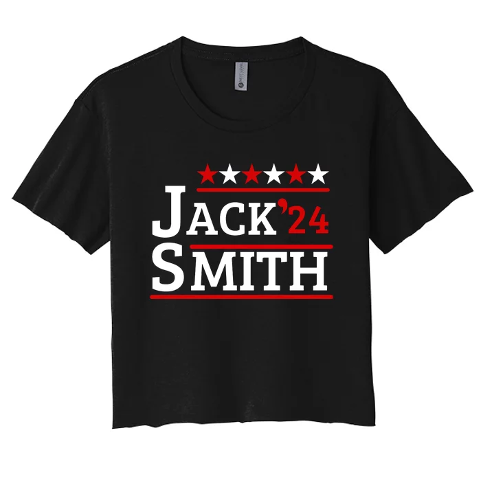 Jack Smith For President Jack Smith 2024 Women's Crop Top Tee