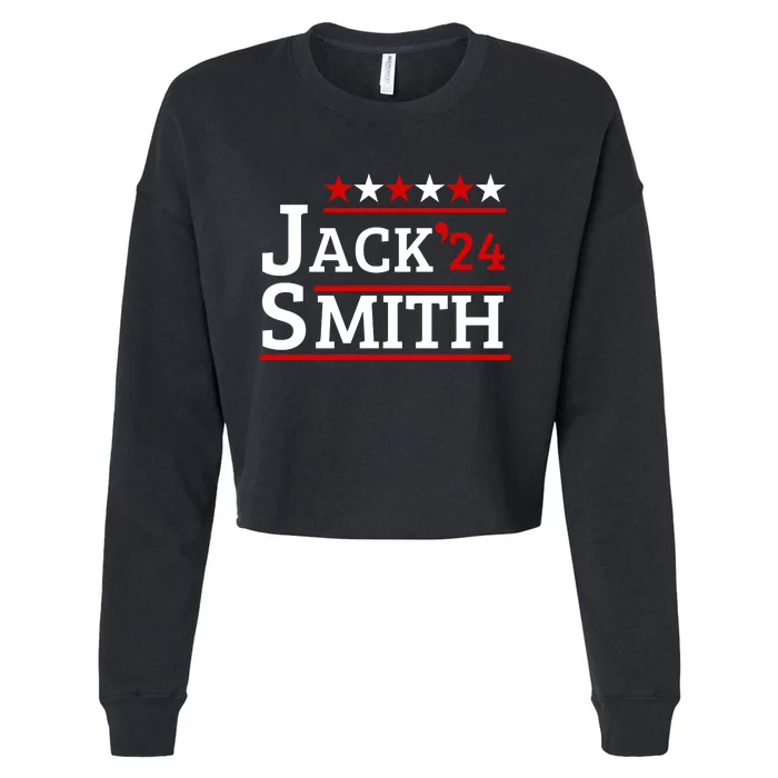 Jack Smith For President Jack Smith 2024 Cropped Pullover Crew