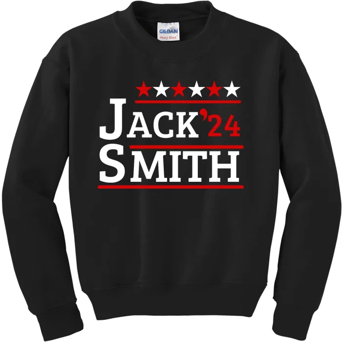 Jack Smith For President Jack Smith 2024 Kids Sweatshirt