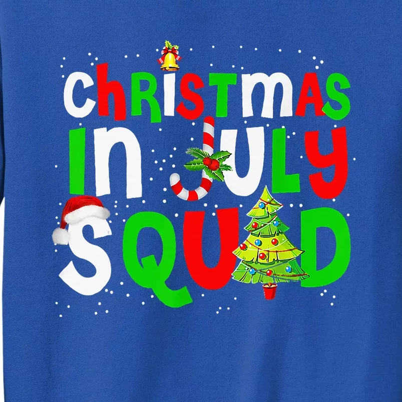 July Squad Funny Summer Xmas Festive Holiday Gift Sweatshirt