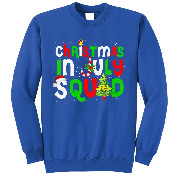 July Squad Funny Summer Xmas Festive Holiday Gift Sweatshirt