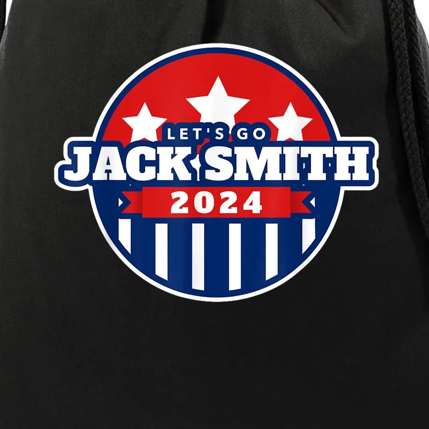 Jack Smith Fan Club 2024 USA Red And Blue Political Election Drawstring Bag