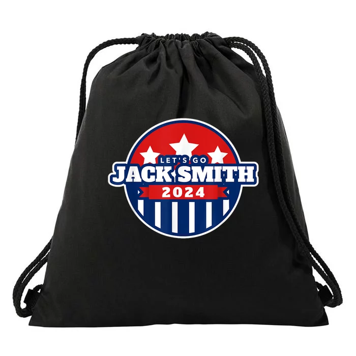 Jack Smith Fan Club 2024 USA Red And Blue Political Election Drawstring Bag