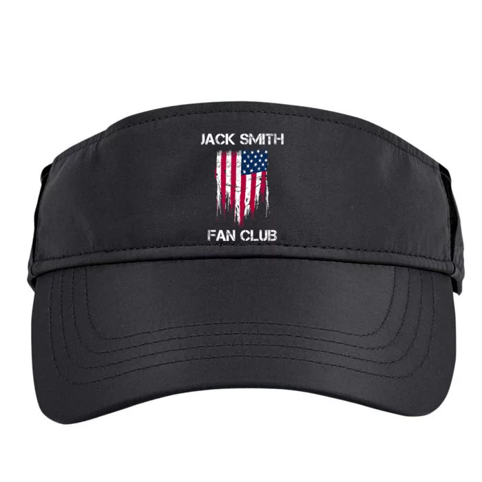 Jack Smith Fan Club With USA Flag Retro American Political Adult Drive Performance Visor