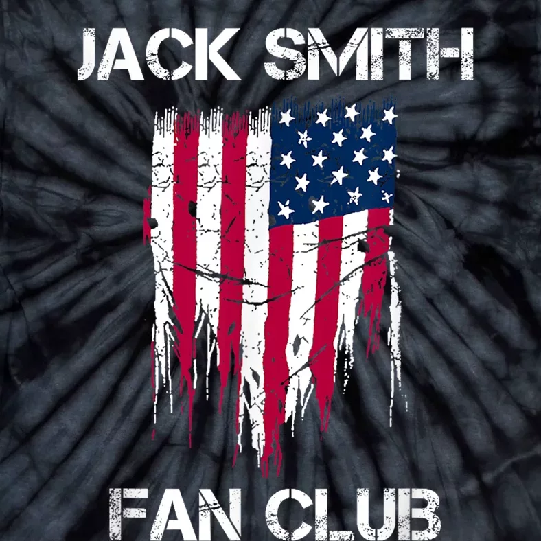 Jack Smith Fan Club With USA Flag Retro American Political Tie-Dye T-Shirt