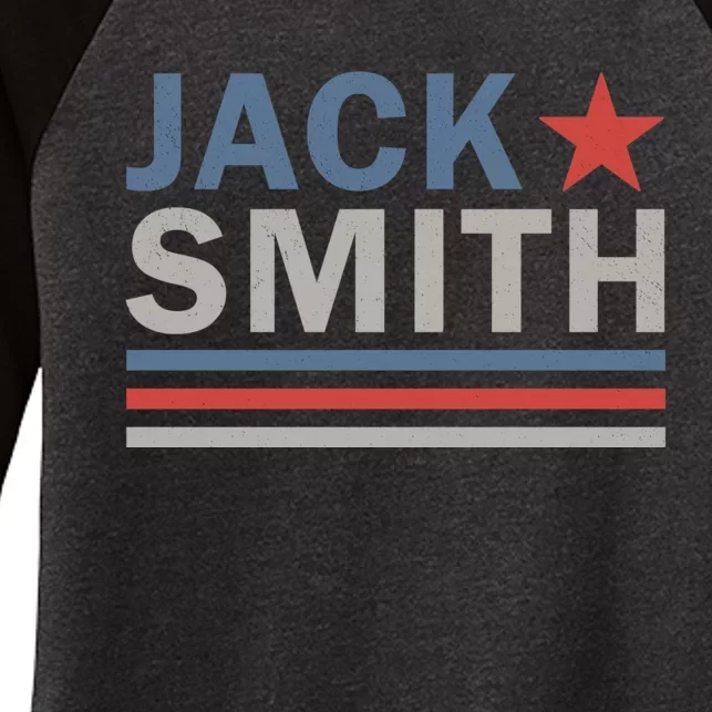 Jack Smith Fan Club Member 2024 Election Candidate Women's Tri-Blend 3/4-Sleeve Raglan Shirt