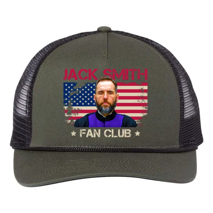 Jack Smith Fan Club Funny Political Humor Retro Rope Trucker Hat Cap