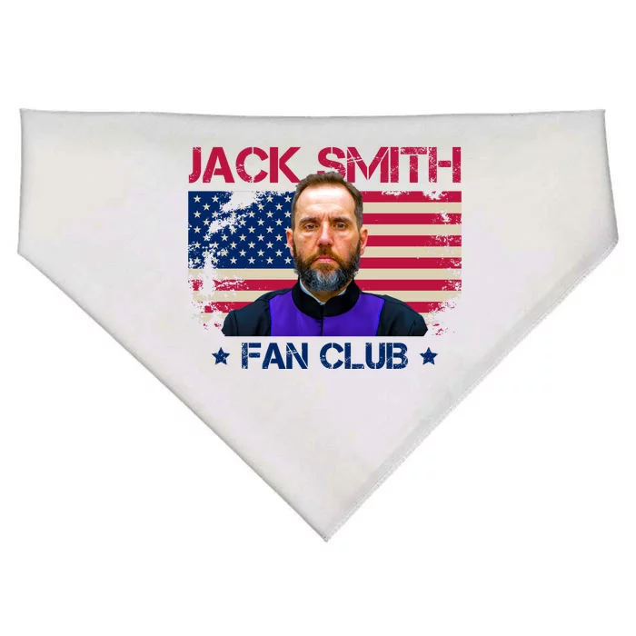 Jack Smith Fan Club Funny Political Humor USA-Made Doggie Bandana