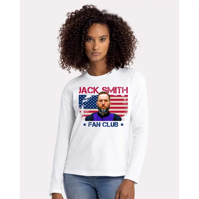 Jack Smith Fan Club Funny Political Humor Womens Cotton Relaxed Long Sleeve T-Shirt