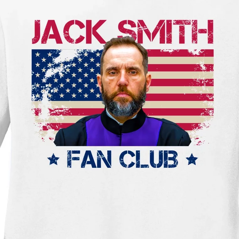 Jack Smith Fan Club Funny Political Humor Ladies Long Sleeve Shirt