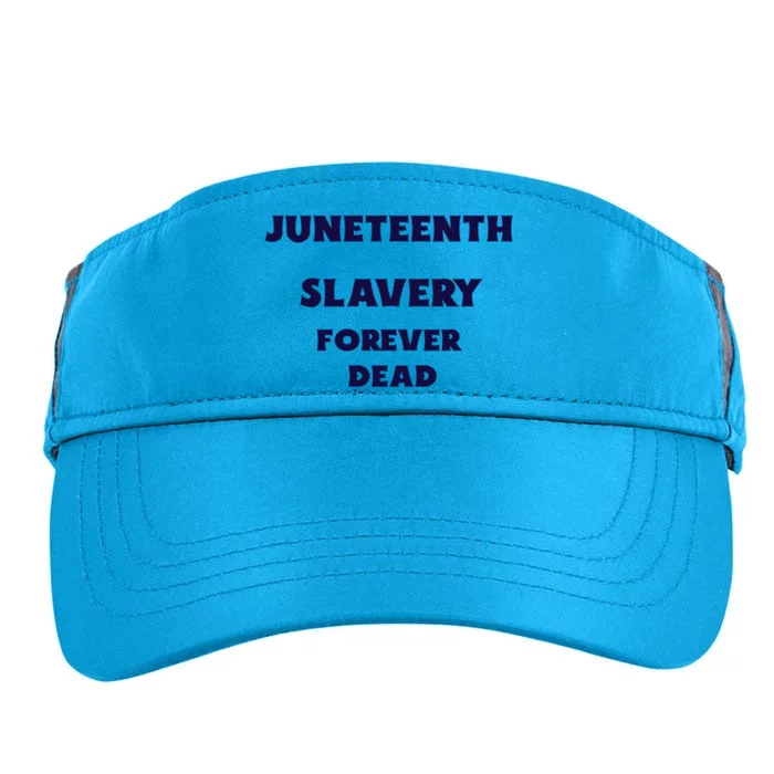 Junenth Slavery Forever Dead Cute Gift Adult Drive Performance Visor