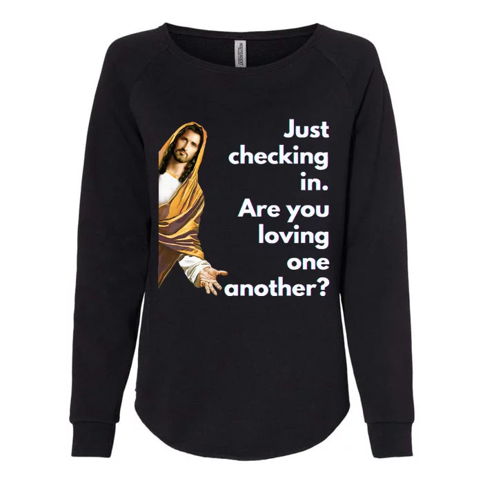 Jesus Saying Funny Christian Meme Joke Womens California Wash Sweatshirt