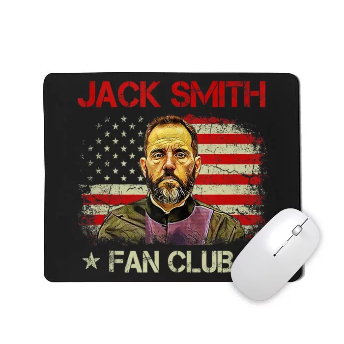 Jack Smith Fan Club Retro Usa Flag American Funny Political Gift Mousepad