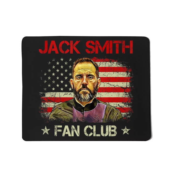 Jack Smith Fan Club Retro Usa Flag American Funny Political Gift Mousepad