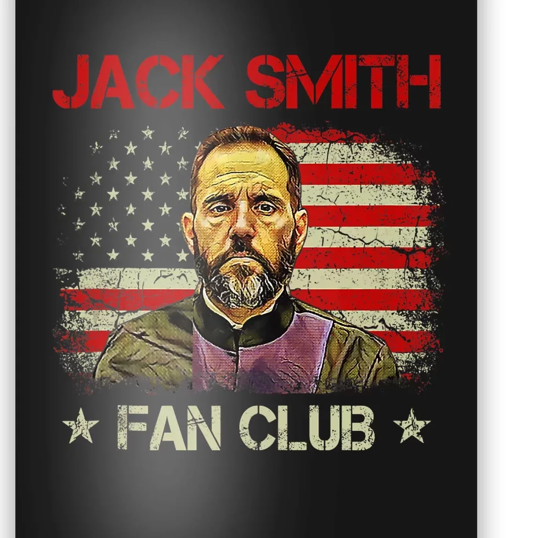 Jack Smith Fan Club Retro Usa Flag American Funny Political Gift Poster