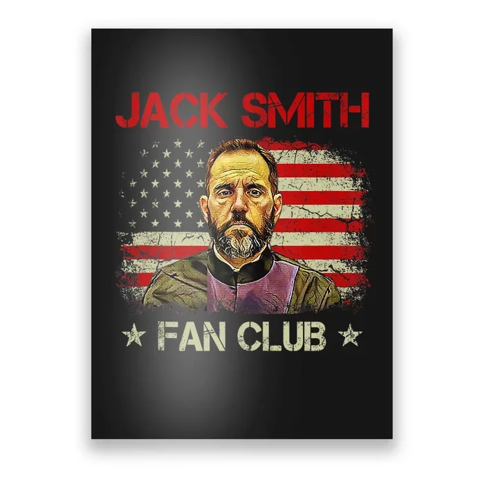 Jack Smith Fan Club Retro Usa Flag American Funny Political Gift Poster