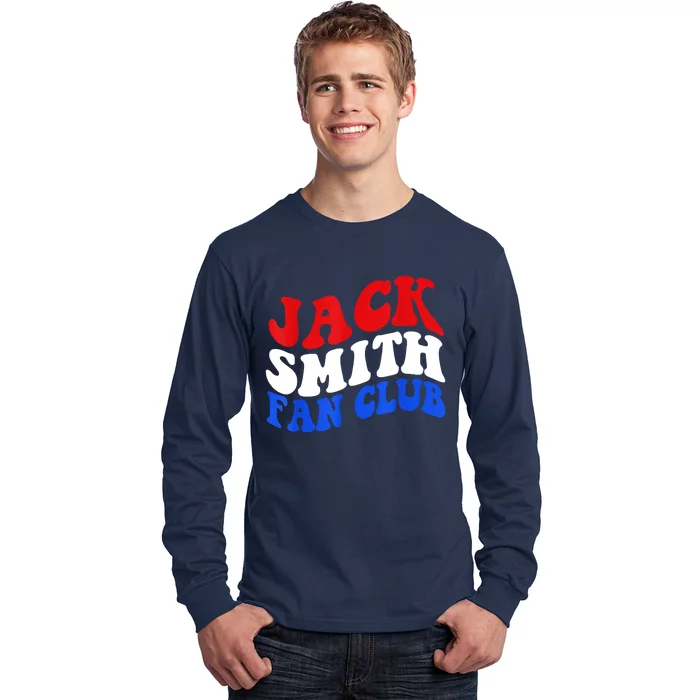 Jack Smith Fan Club Fun Summer Groovy Red Blue Long Sleeve Shirt