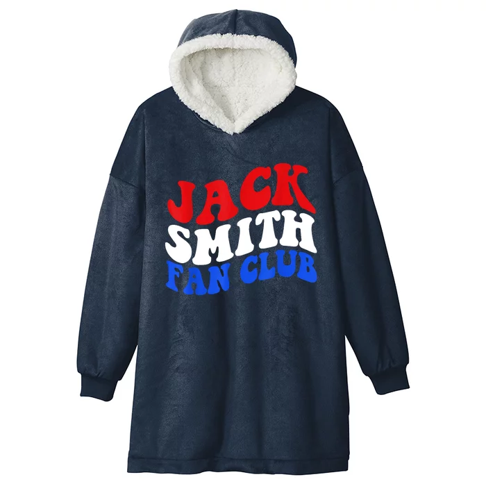 Jack Smith Fan Club Fun Summer Groovy Red Blue Hooded Wearable Blanket