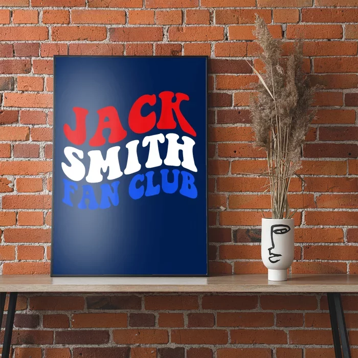 Jack Smith Fan Club Fun Summer Groovy Red Blue Poster