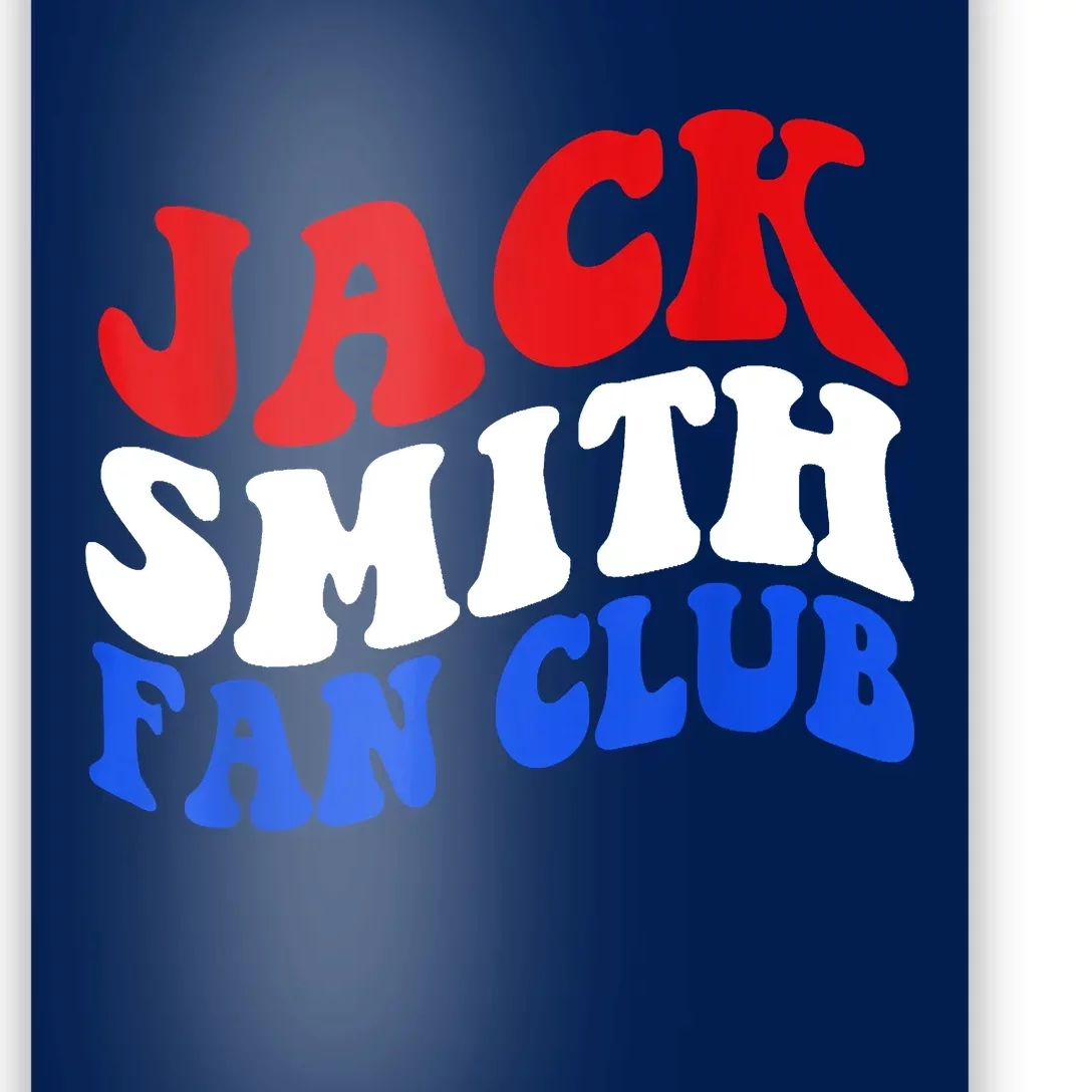 Jack Smith Fan Club Fun Summer Groovy Red Blue Poster | TeeShirtPalace