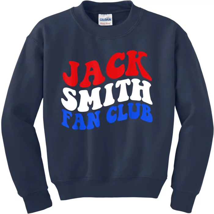 Jack Smith Fan Club Fun Summer Groovy Red Blue Kids Sweatshirt