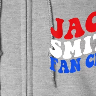 Jack Smith Fan Club Fun Summer Groovy Red Blue Full Zip Hoodie