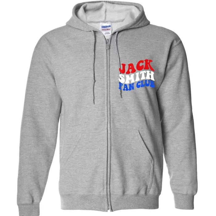 Jack Smith Fan Club Fun Summer Groovy Red Blue Full Zip Hoodie