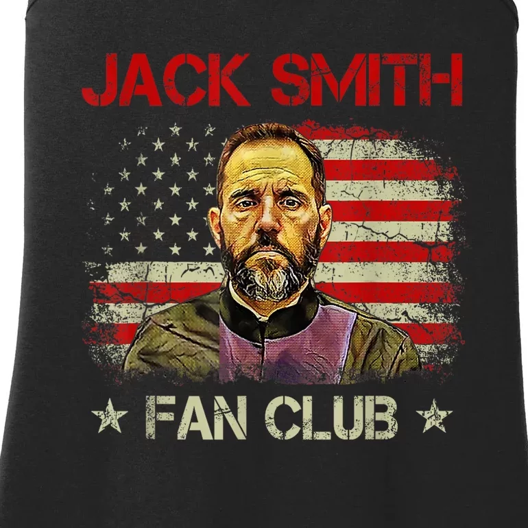 Jack Smith Fan Club Retro Usa Flag American Funny Political Ladies Essential Tank