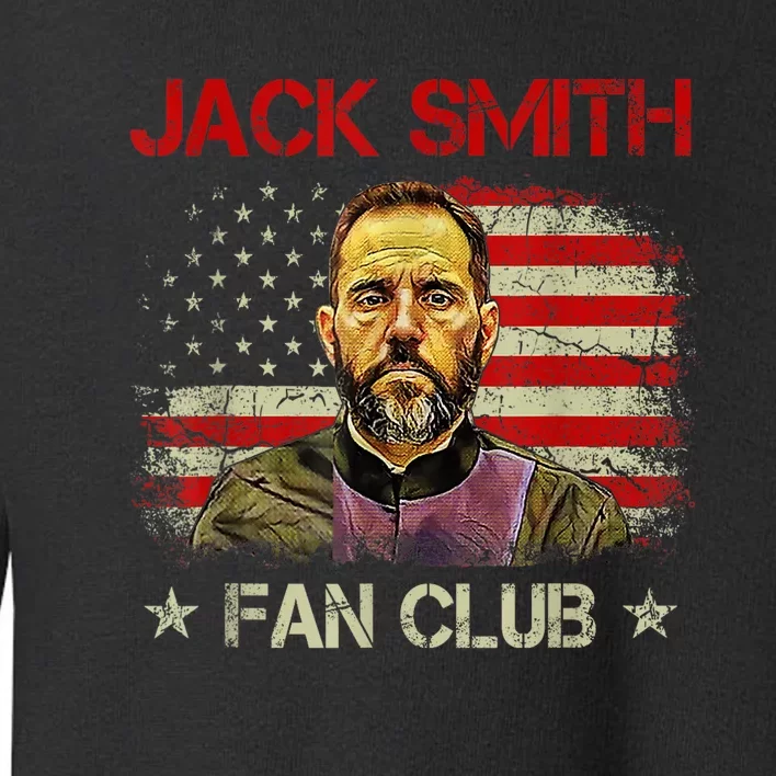 Jack Smith Fan Club Retro Usa Flag American Funny Political Toddler Sweatshirt