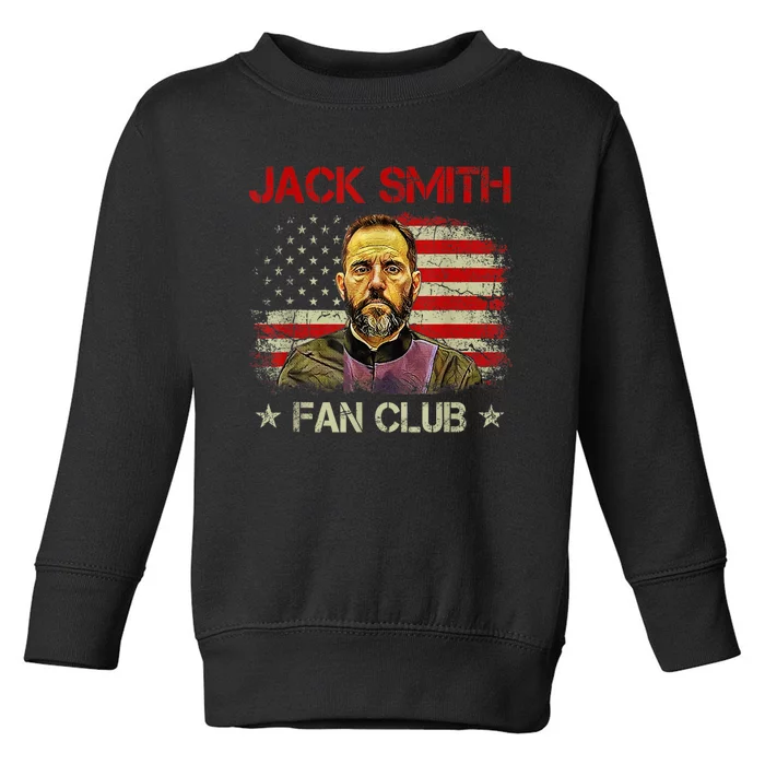 Jack Smith Fan Club Retro Usa Flag American Funny Political Toddler Sweatshirt