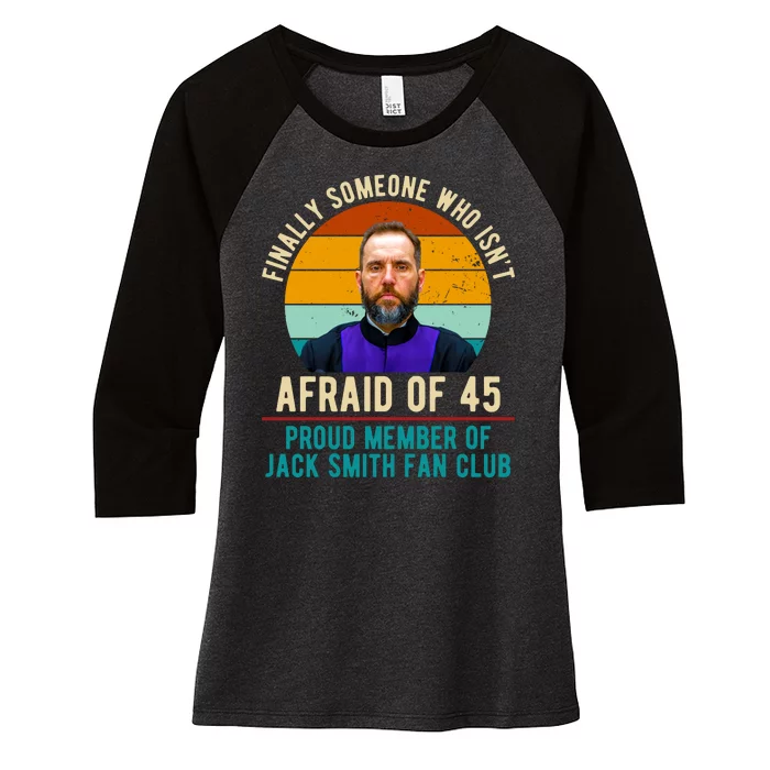 Jack Smith Fan Club Women's Tri-Blend 3/4-Sleeve Raglan Shirt